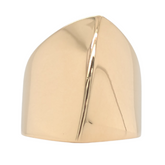 Estate: 18K Yellow Gold Wide Convex Band